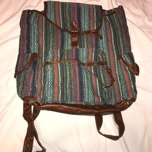 Canvas Backpack Casual Shoulder Bag